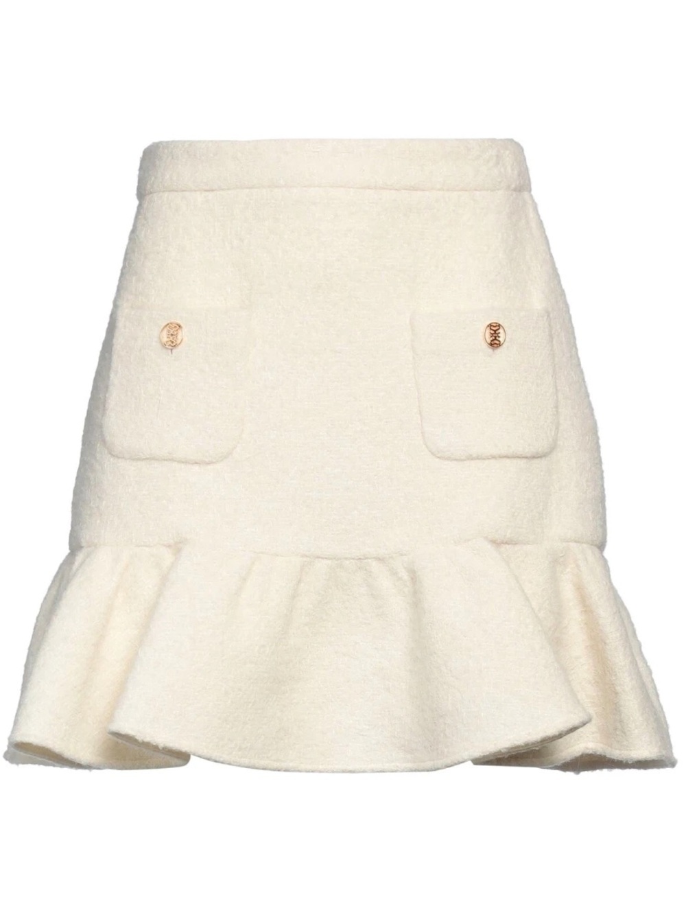 SANDRO ~ Wool blend mini skirt - Picture 3 of 8